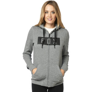 Hoodie Fox Solo Zip Fleece Ladies Heather Graphite - Image 1