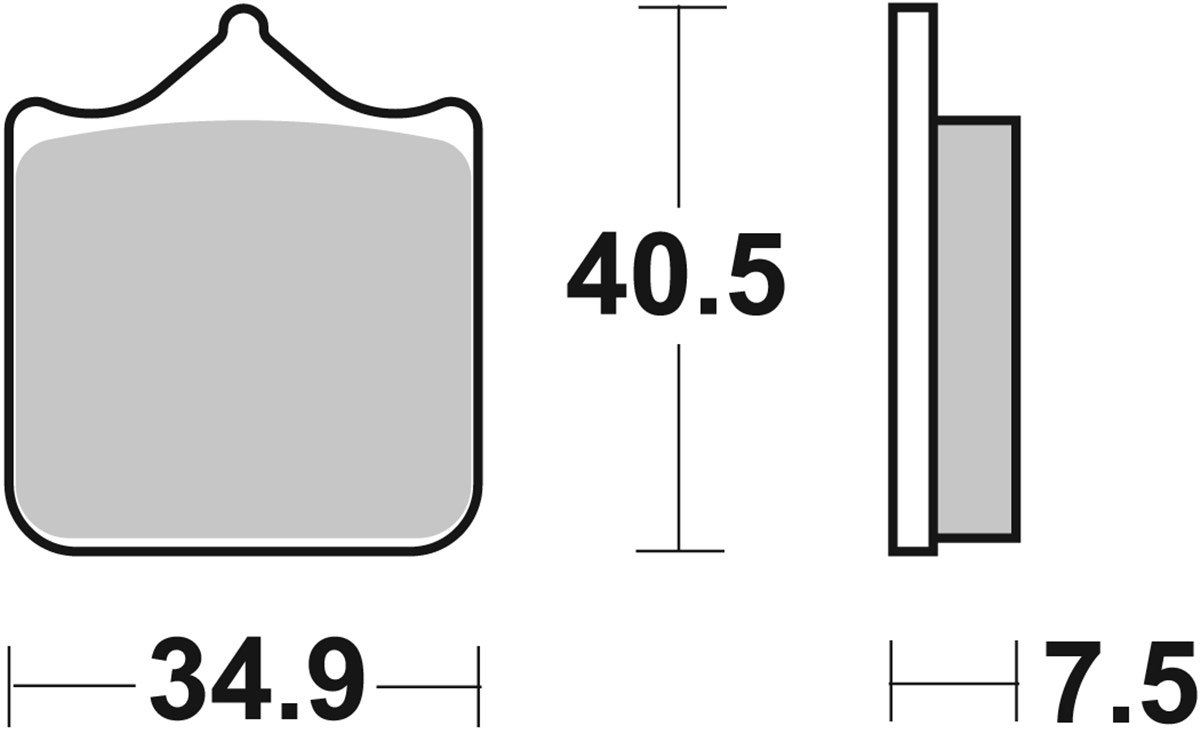 SBS 762DC Brake Pads - Image 1