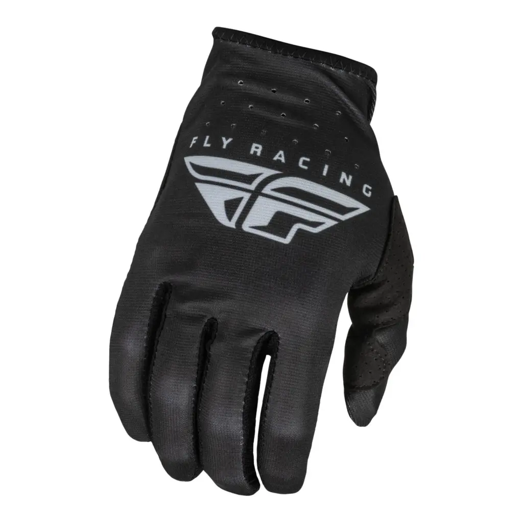 Fly Lite Motocross Gloves Youth Black/Grey