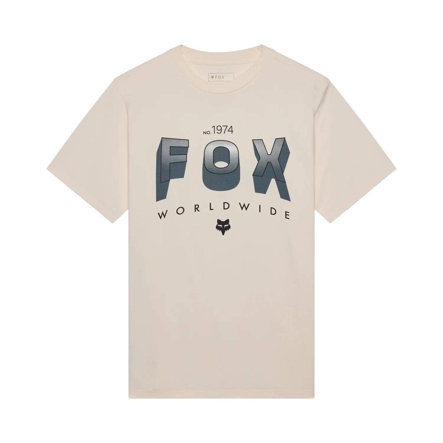 Fox Block 195 Orig Tee Off White - Image 1