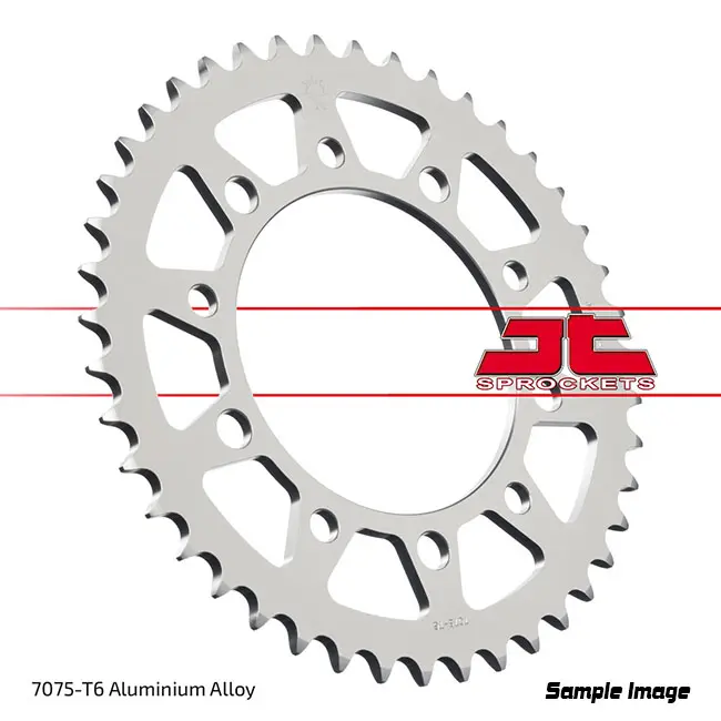 I JT Sprocket Rear Alloy T43 #520 Black Indent Only        []
