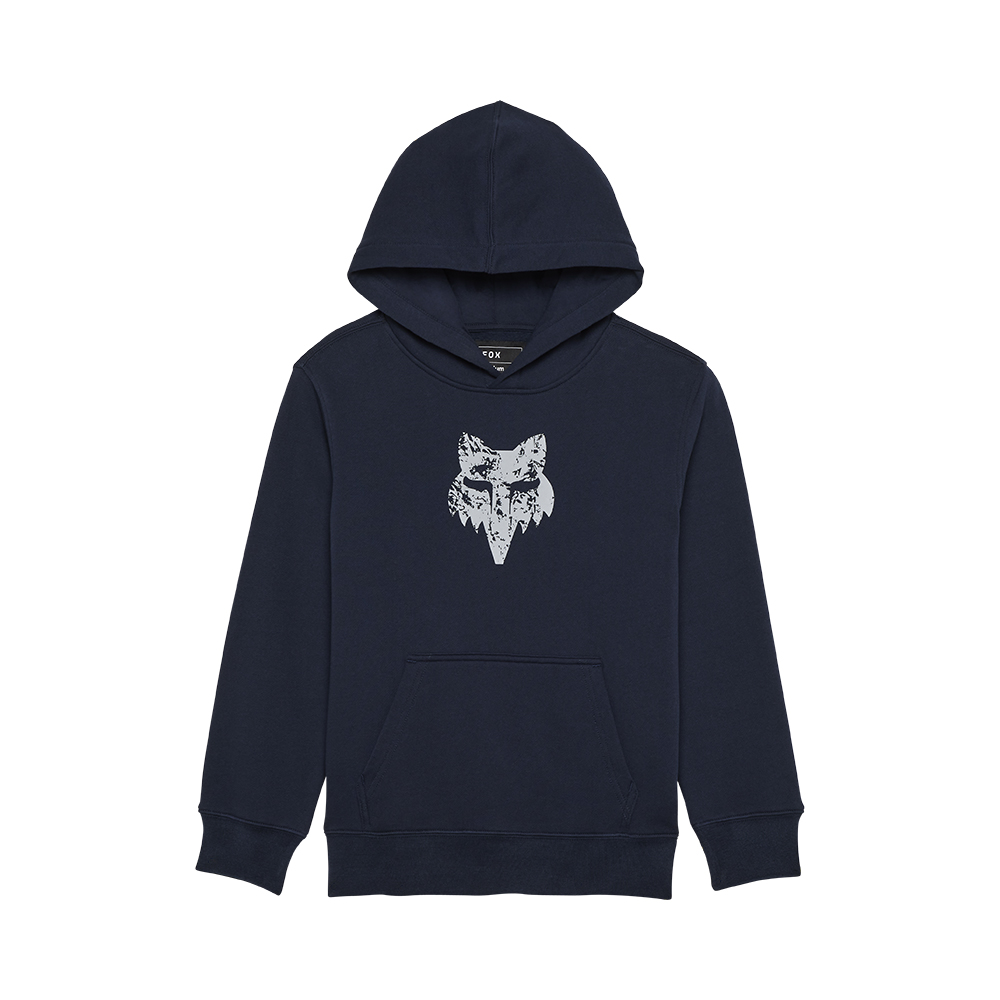 Fox The World Fleece Hoodie Youth Midnight - Image 1