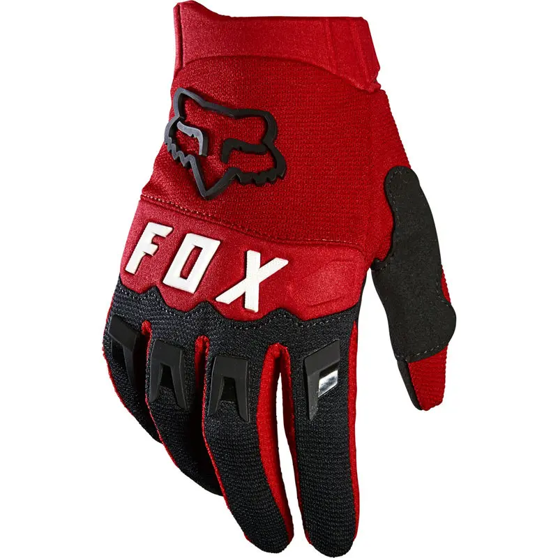 Motocross Glove Fox Dirtpaw Youth Flame Red