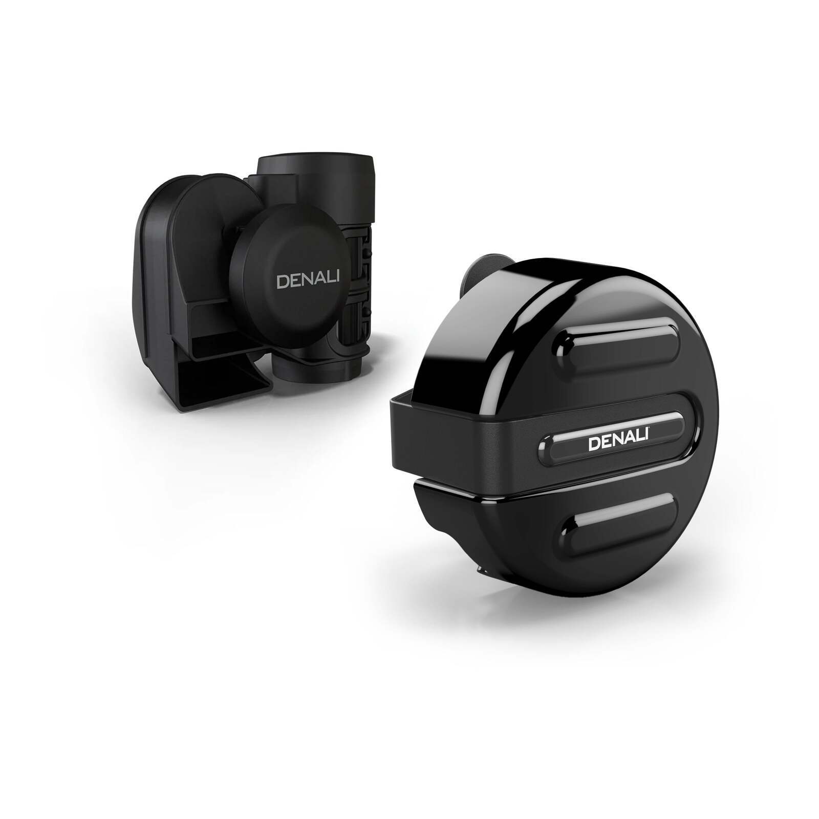 Denali SoundBomb V-Twin Dual-Tone Air Horn with Cover - Black - Image 1