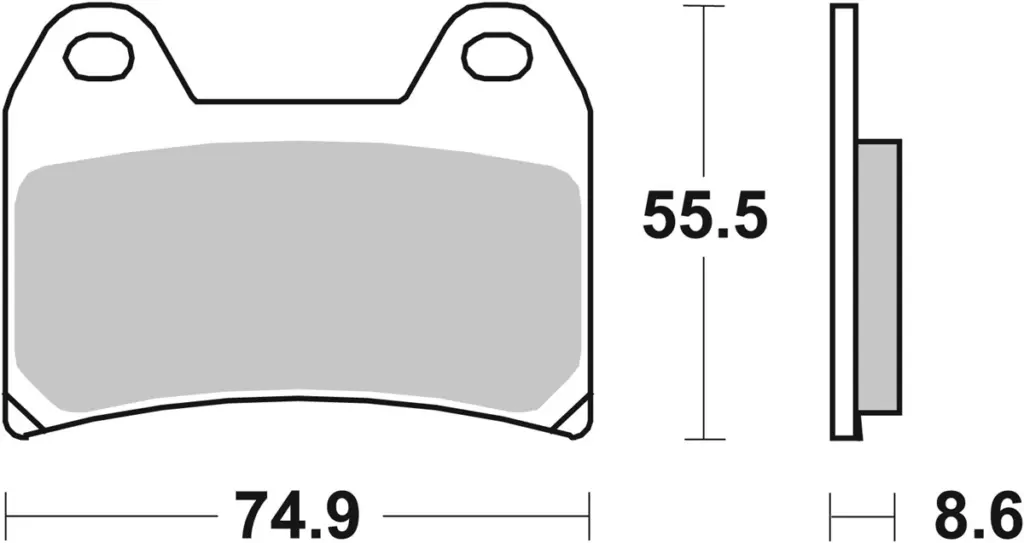 SBS 706DC Front Race Brake Pad