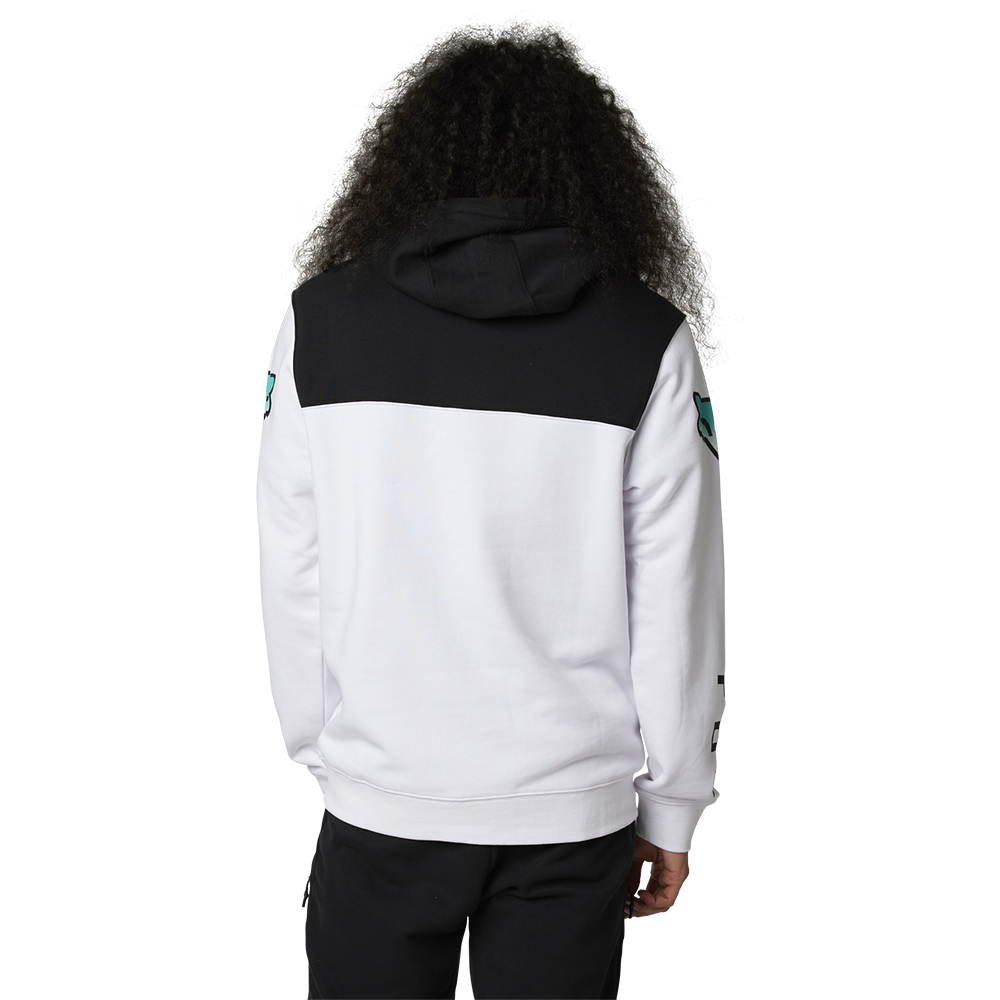 Fox FGMNT Fleece Pullover Hoodie White - Image 3