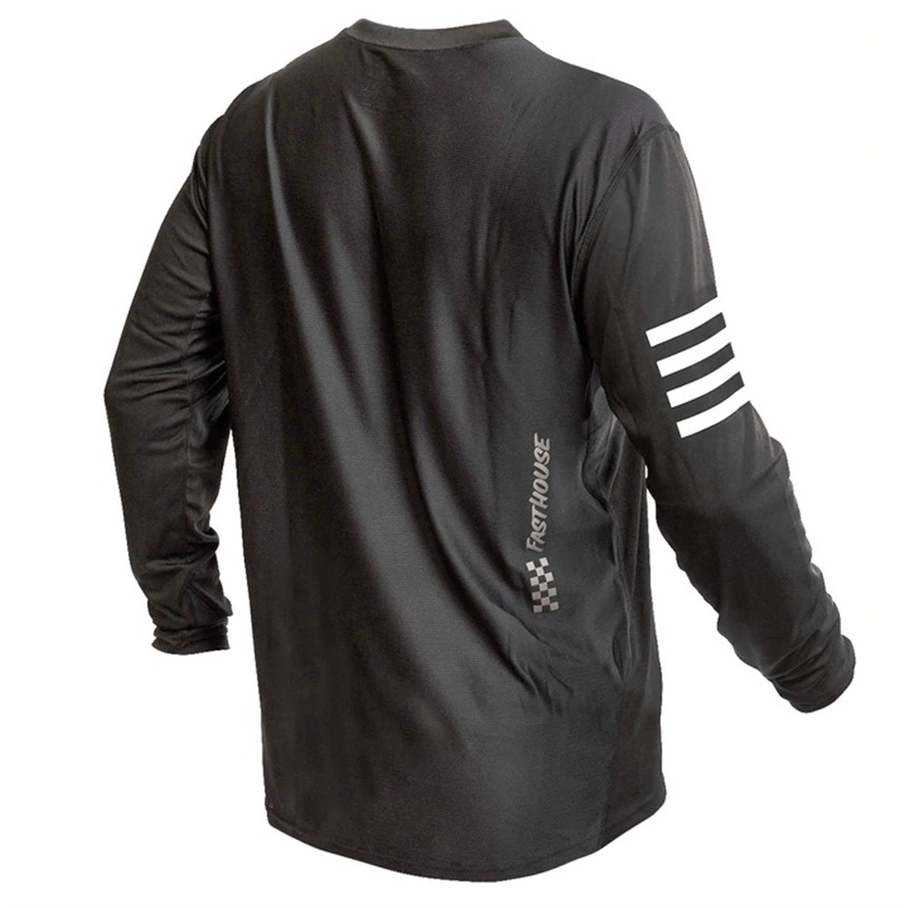 Fasthouse Alloy Rally Long Sleeve Jersey Black - Image 2