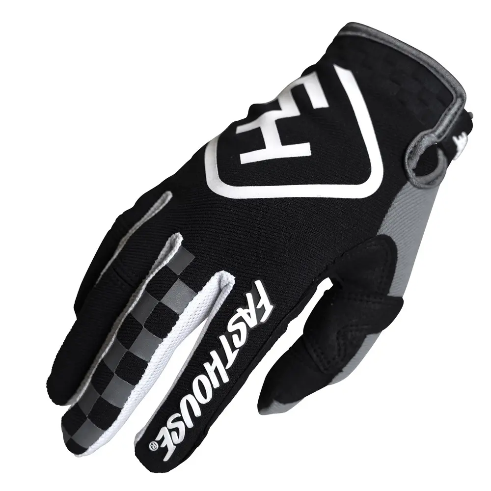 Fasthouse Youth Speed Style Legacy Motocross Glove Black/Gray
