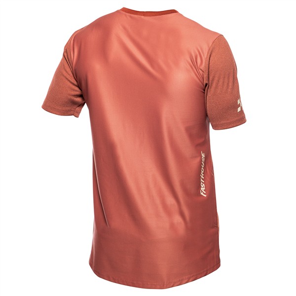 Fasthouse Impakt Odyssey Short Sleeve Jersey Rust Heather - Image 2