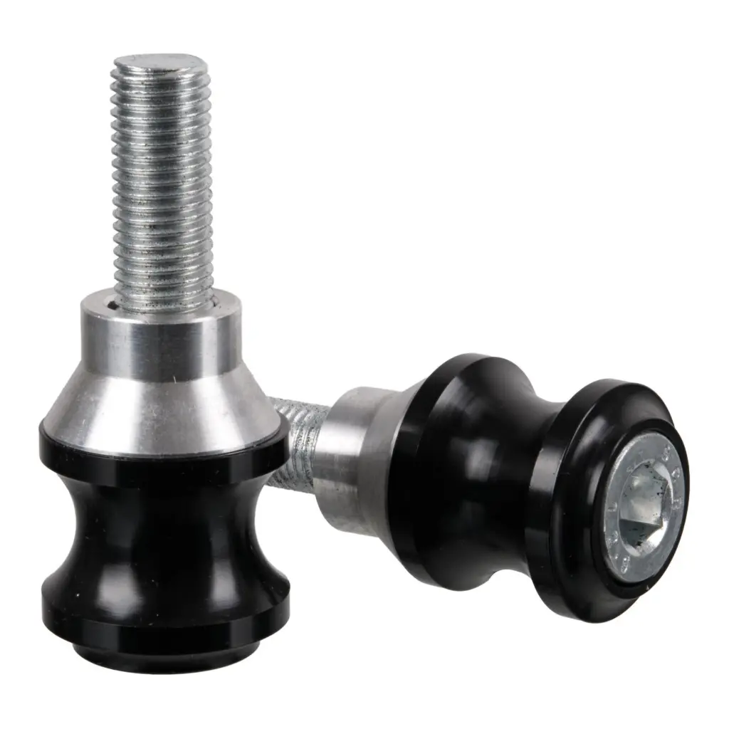 WMP Swingarm Bobbins – Black – 10mm x 1.25mm