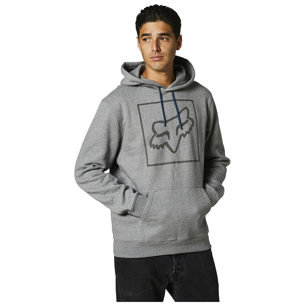 Fox Off Tilter Pullover Fleece Hoody Heather Graphite - Image 1