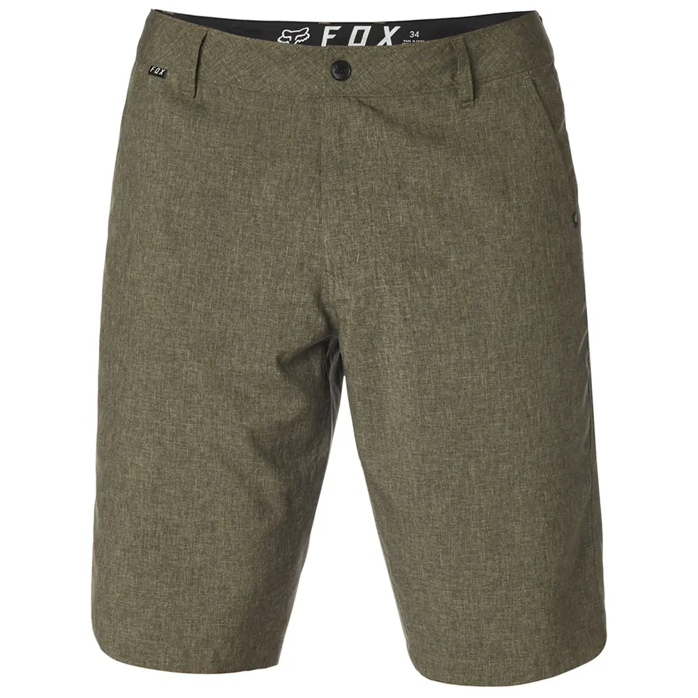 Fox Essex Tech Shorts Heather Dark Khaki