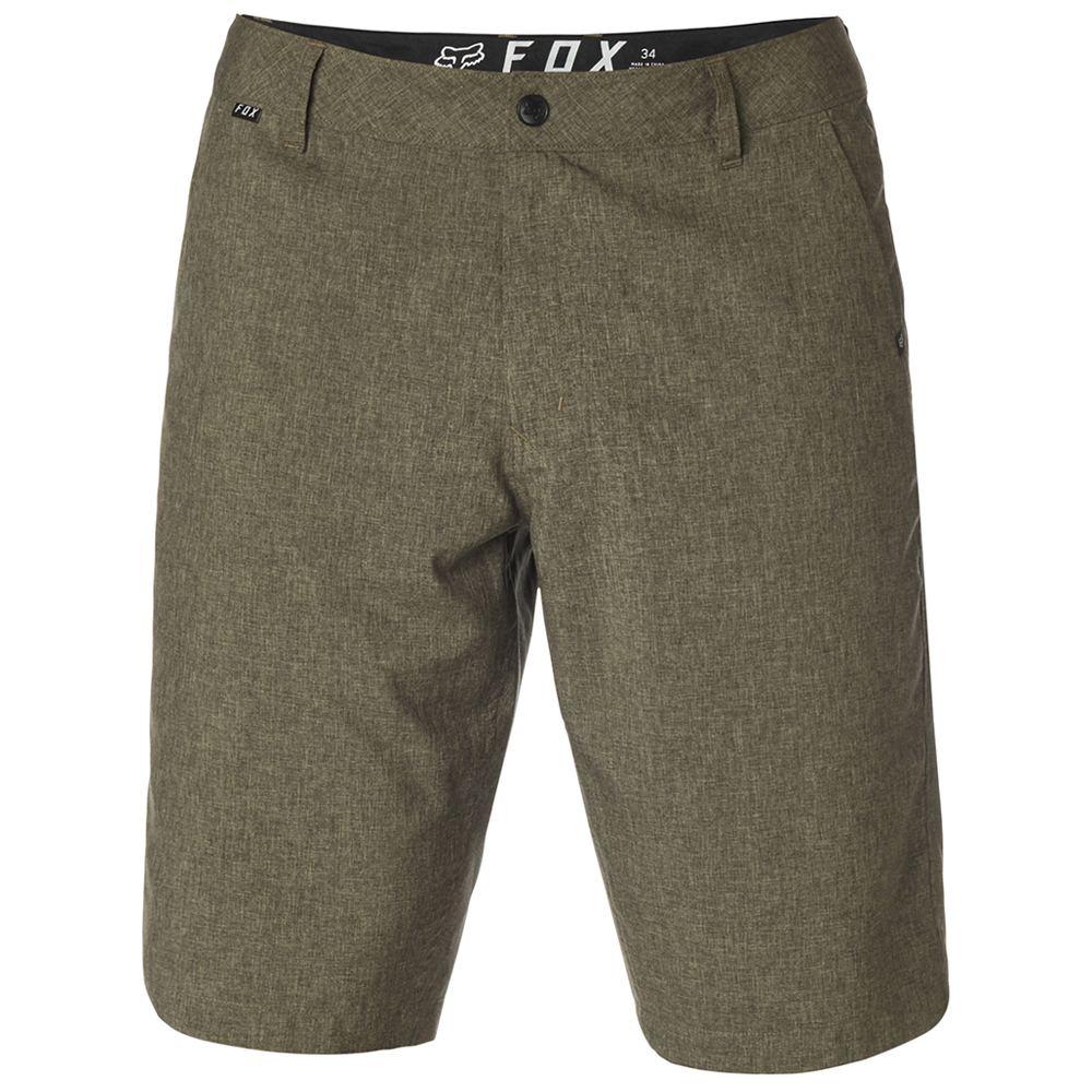 Fox Essex Tech Shorts Heather Dark Khaki - Image 1