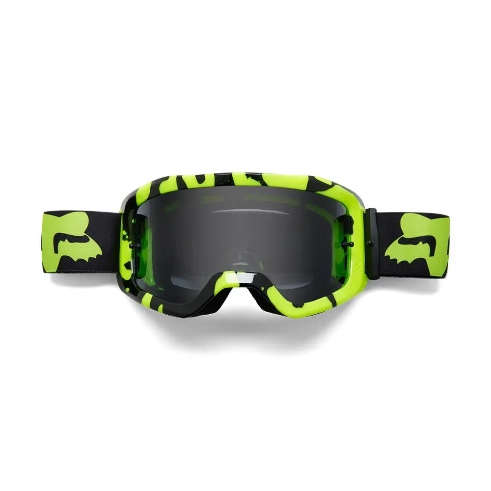 Fox Main Morphic Motocross Goggles Smoke Black/Yellow