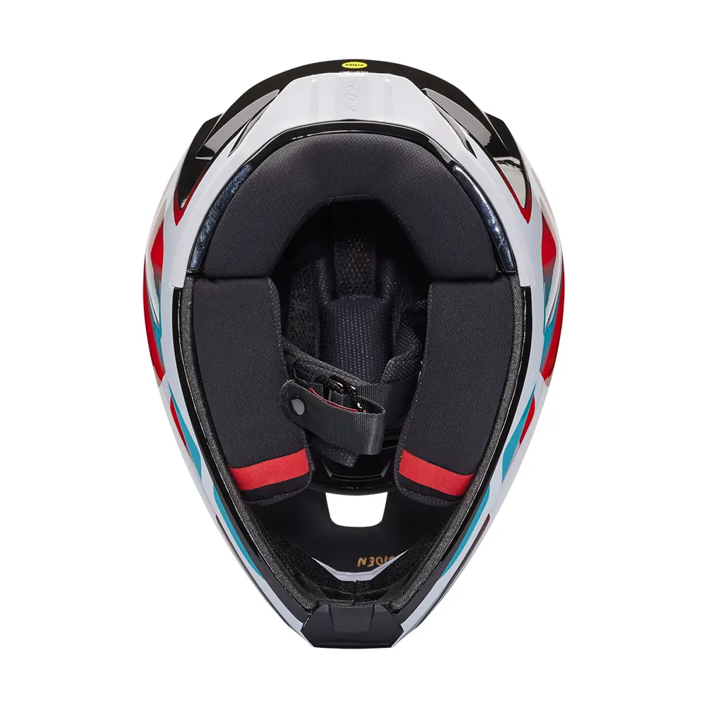 Fox V3 RS SYZ MIPS ECE Motocross Helmet Black/White