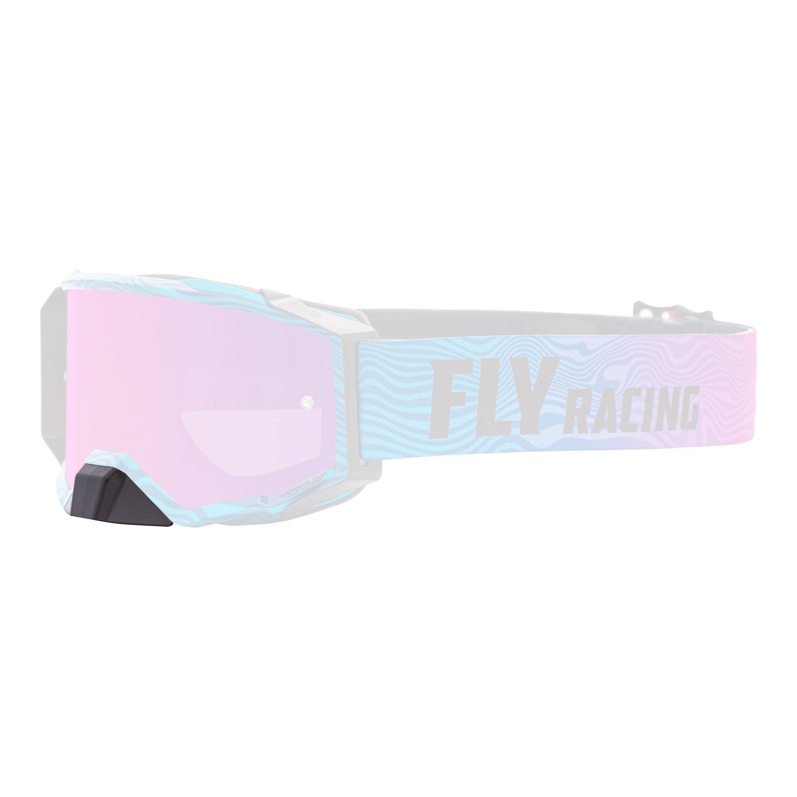 FLY '21 ZONE PRO GOGGLE REPL. NOSE GUARD BLK - Image 1