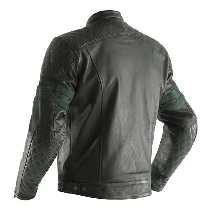 Leather Jacket RST IOM TT Hillberry Green