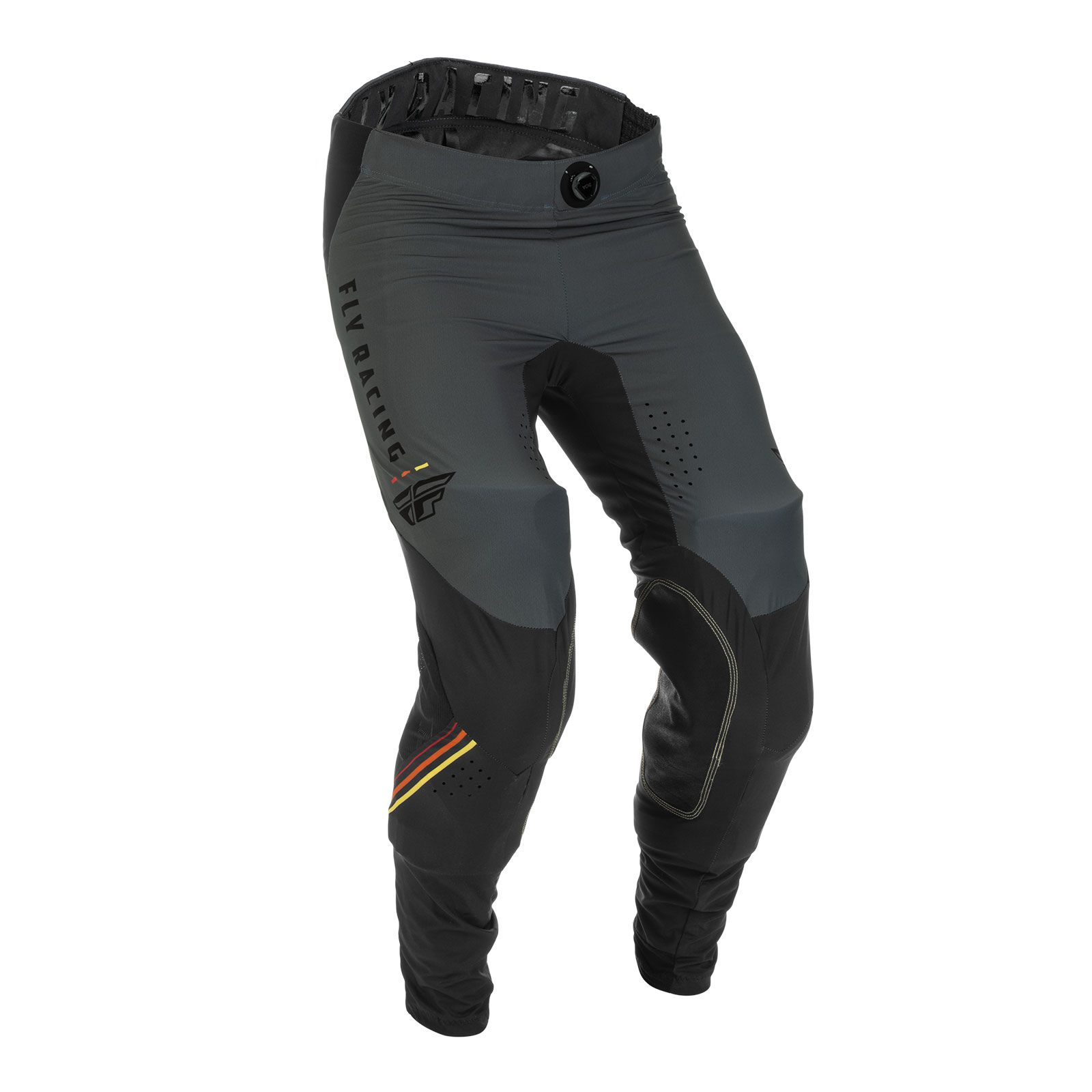 FLy (22) Lite Hydrogen S.E Speeder Metal/Red/Yellow Motocross Pants - Image 1