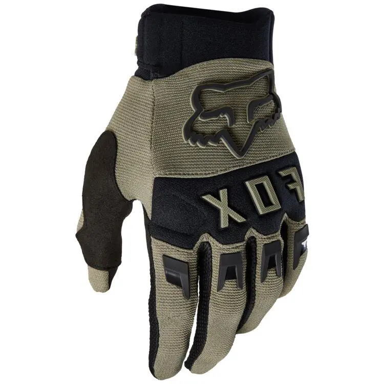 Fox Dirtpaw Drive Motocross Gloves Dark Brown/ Green