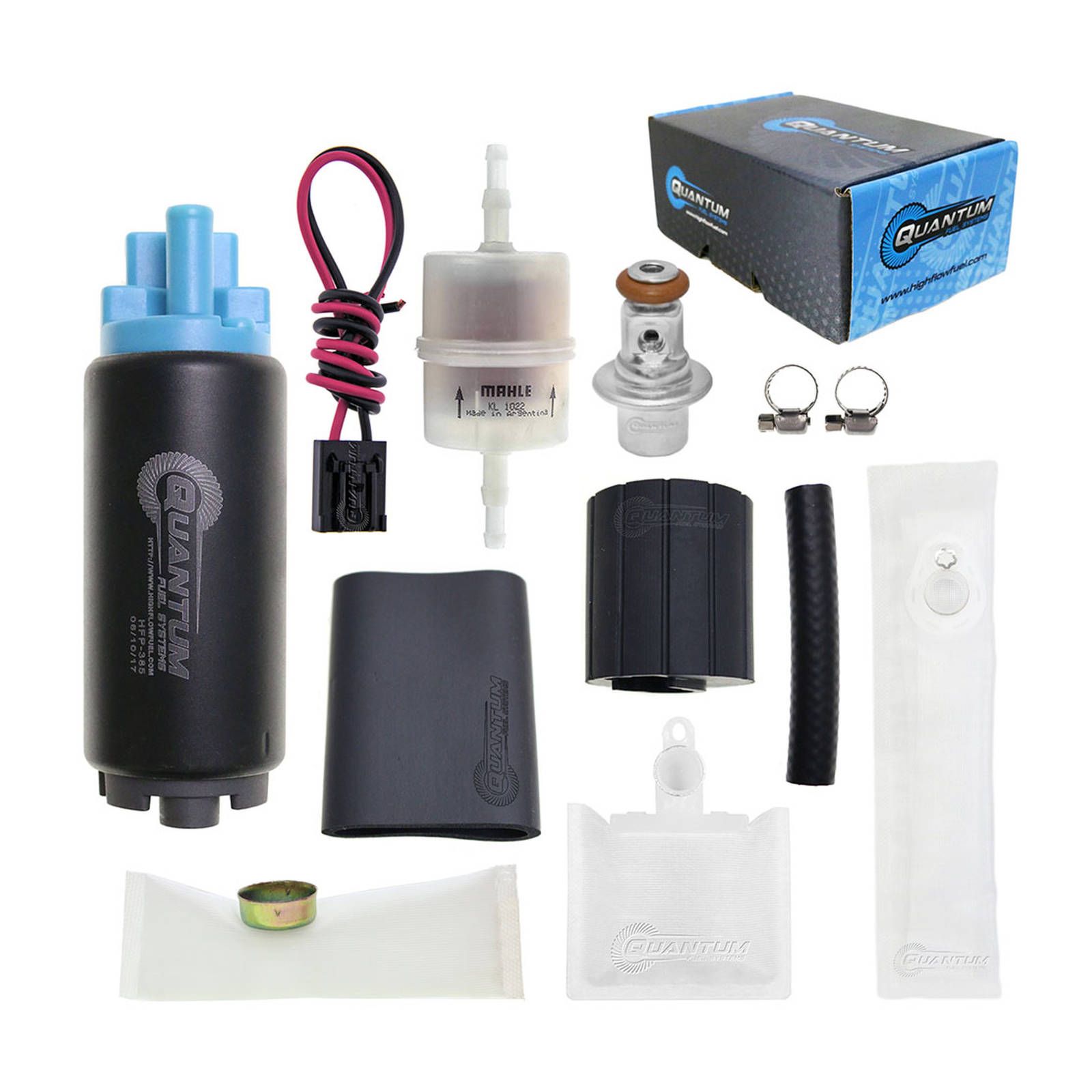 QUANTUM IN-TANK EFI FUEL PUMP W/REGULATOR, AND FUEL FILTER - Image 1