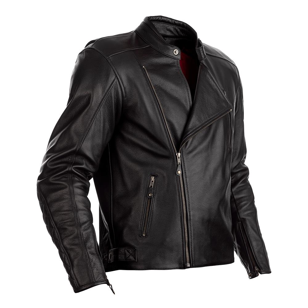 RST Matlock CE Leather Road Jacket Black - Image 1
