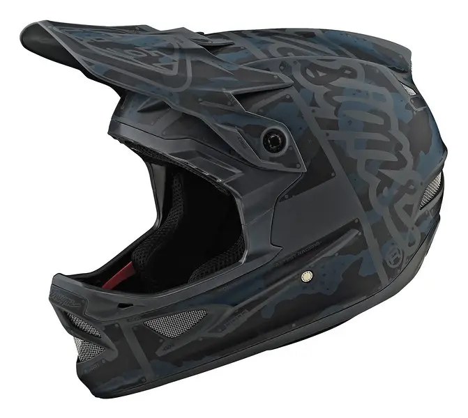 Helmet Troy Lee D3 AS Fiberlite Factory Camo Grey