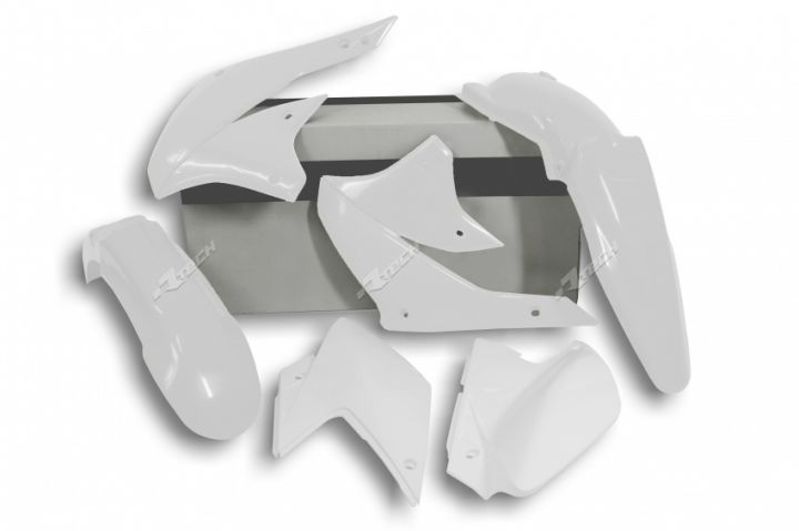 PLASTIC KIT  RTECH KLX450R 07-16 WHITE - Image 1