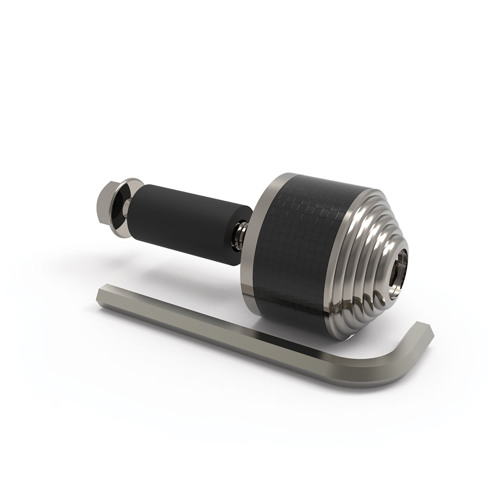 OXFORD CARBENDS - 2 HANDLEBAR ENDS SIL - Image 1