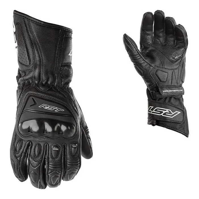 RST R-18 SEMI SPORT CE LEATHER GLOVE [BLACK] 07 XS