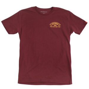 Fasthouse Cashed Tee Maroon - Image 2