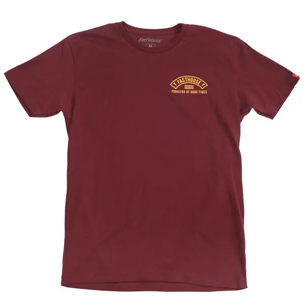 Fasthouse Cashed Tee Maroon