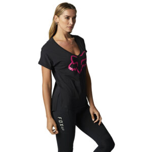 Fox Boundary Womens Black/Pink Top - Image 2