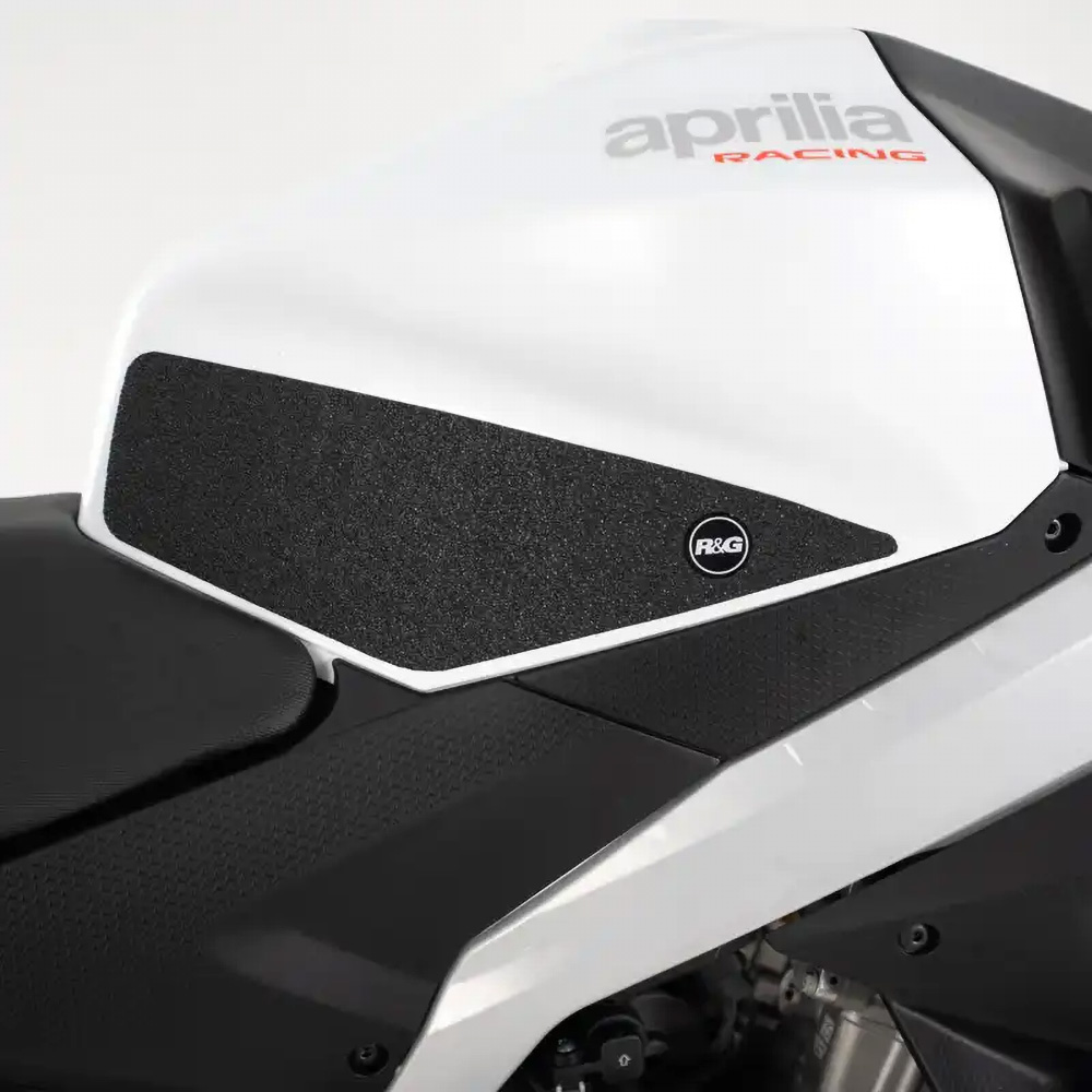 R&G Tank Traction Grips for Aprilia RS457 24- Black R&G - Image 1