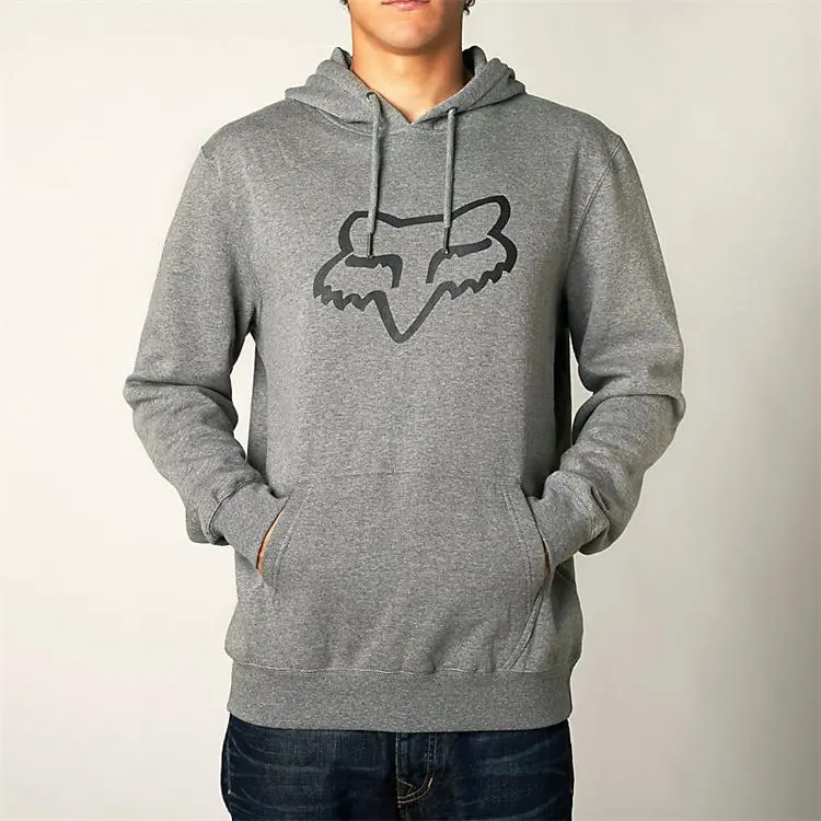 Hoodie Fox Legacy Foxhead Pullover Heather Graphite