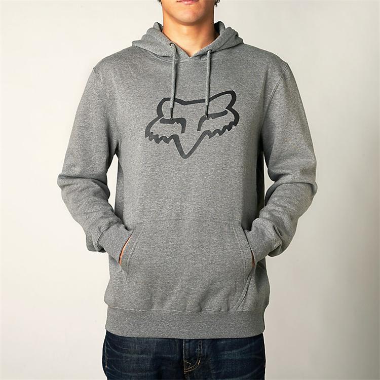 Hoodie Fox Legacy Foxhead Pullover Heather Graphite - Image 1