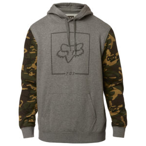 FOX CHAPPED CAMO PULLOVER FLEECE HOODY [HEATHER GRAPHITE] S - Image 1