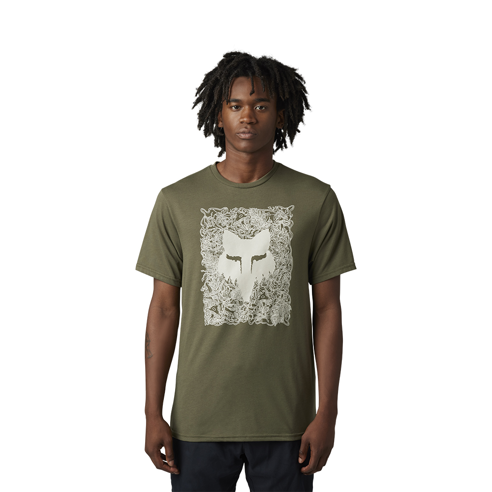 Fox Auxlry Tech Tee Olive Green - Image 1