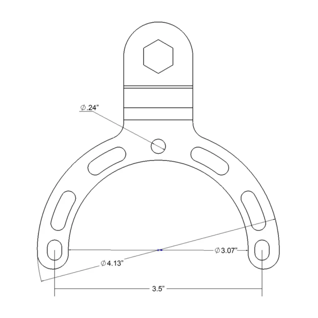 Ram Gass Tank Ball Base FOr Motorcycles