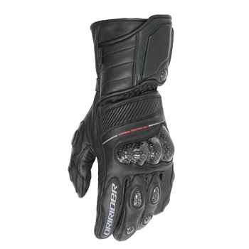 Road Gloves Dririder Speed 2 Long Cuff Black - Image 1