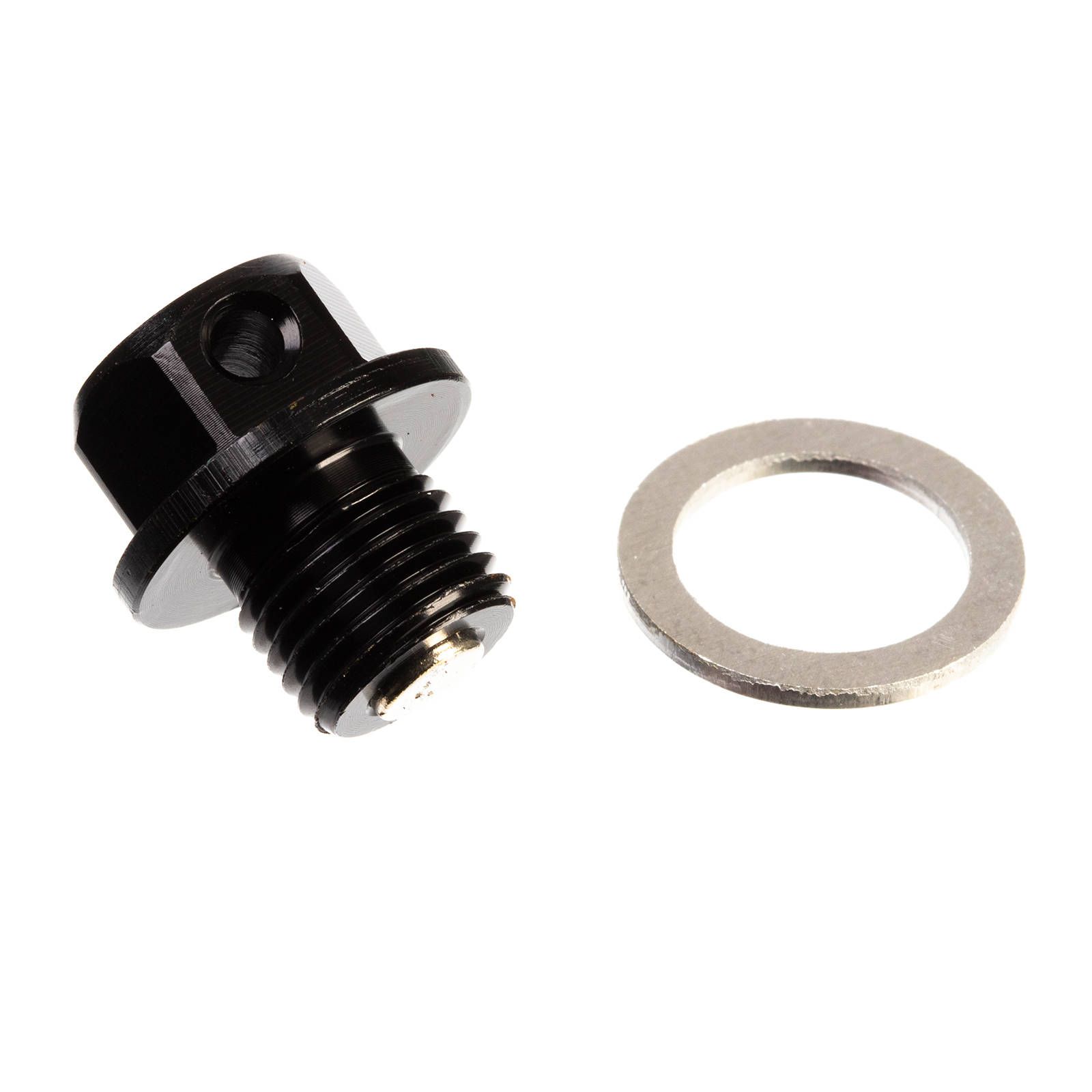 WHITES MAGNETIC SUMP PLUG BLK M12 x 10 - P1.25 - Image 1