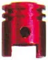 KEITI VALVE CAPS PISTON [RED] 2PC