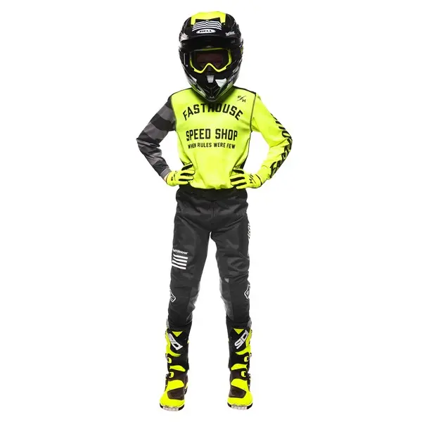 Fasthouse Carbon Eternal Motocross Pants Youth Black