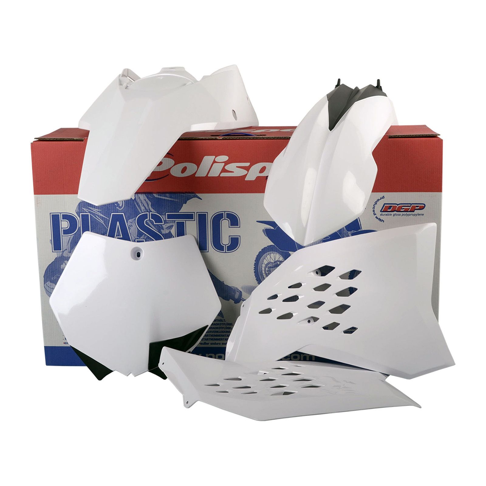 POLISPORT MX KIT KTM SX/SX-F 07-10 WHITE - Image 1