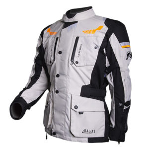 Adventure Jacket MotoDry Rallye Black/Grey/Orange - Image 1