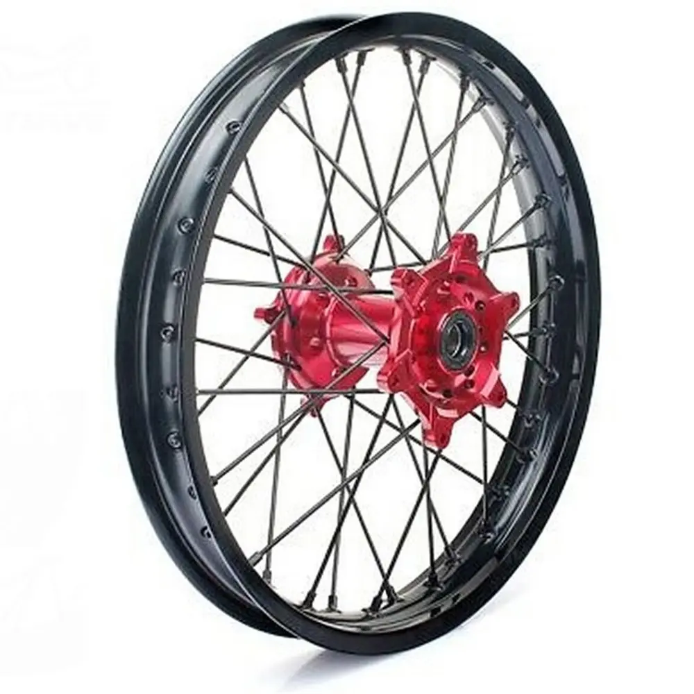 Haan Wheel GasGas Rear Black Rim/Red Hub 19x2.15 25mm