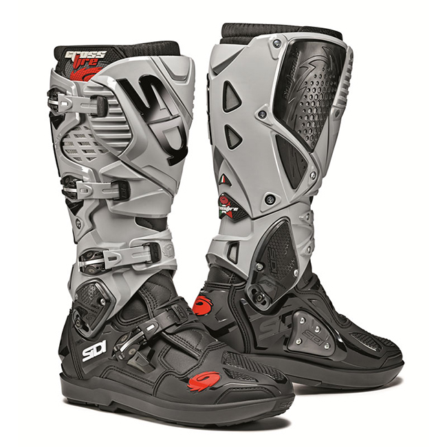 Motocross Boots Sidi Crossfire SRS Black/Ash - Image 1