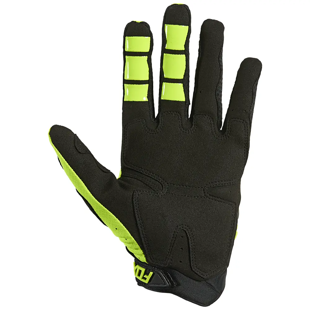 Fox Pawtector Motocross Gloves Yellow