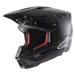 Alpinestars S-M5 Solid Motocross Helmet Matte Black - Image 1
