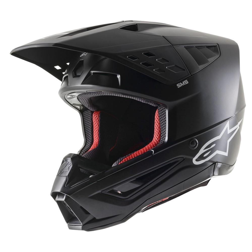 Alpinestars S-M5 Solid Motocross Helmet Matte Black - Image 1