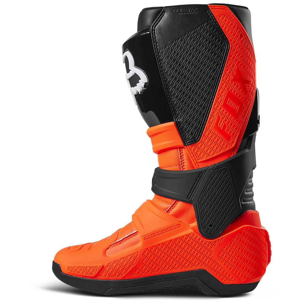 Fox Motion Motocross Boots Flo Orange - Image 4